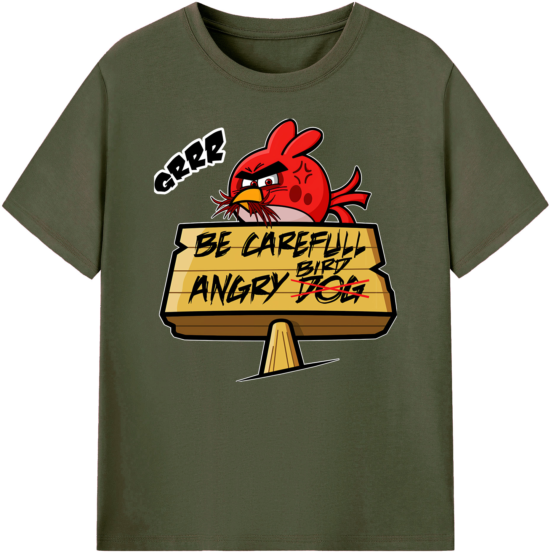 （画像用） Angry Birds アングリーバード 綿100％ メンズ半袖Tシャツ｜肌触りやわらか＆通気性